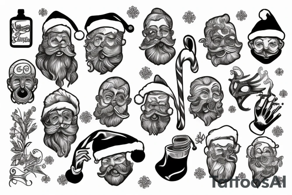 Santa mortè tattoo idea