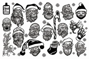 Santa mortè tattoo idea