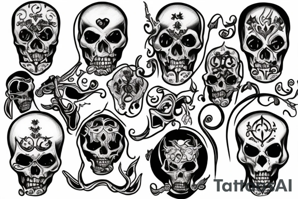 Santamorte tattoo idea