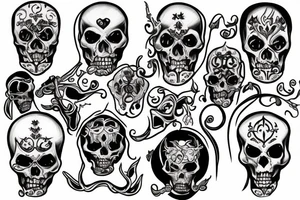 Santamorte tattoo idea