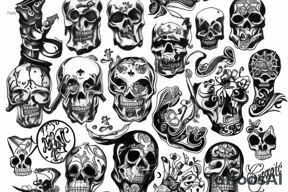 Santamorte tattoo idea