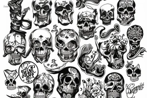 Santamorte tattoo idea