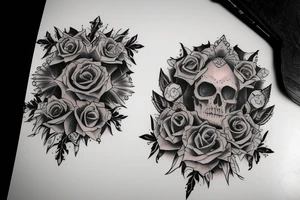 We all are in debt with a death tattoo idea