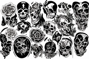 We all are in debt with a death tattoo idea