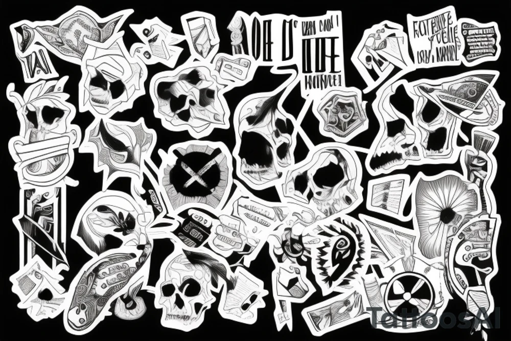 We all are in debt with a death tattoo idea