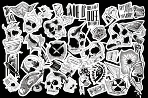 We all are in debt with a death tattoo idea