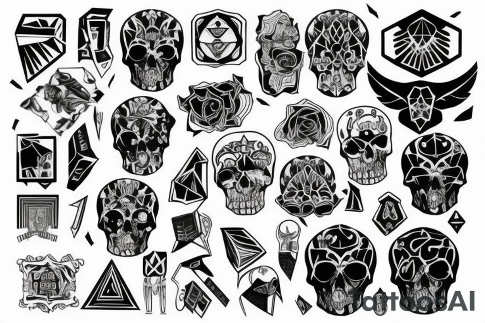 We all are in debt with a death tattoo idea