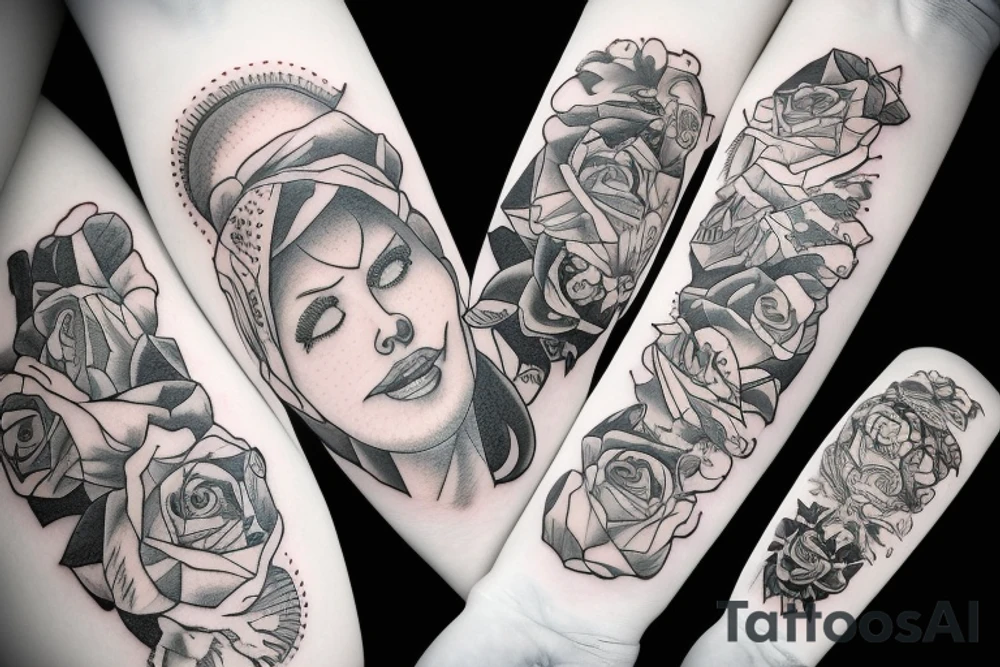 man loves his mother and put her on top of the world tattoo idea