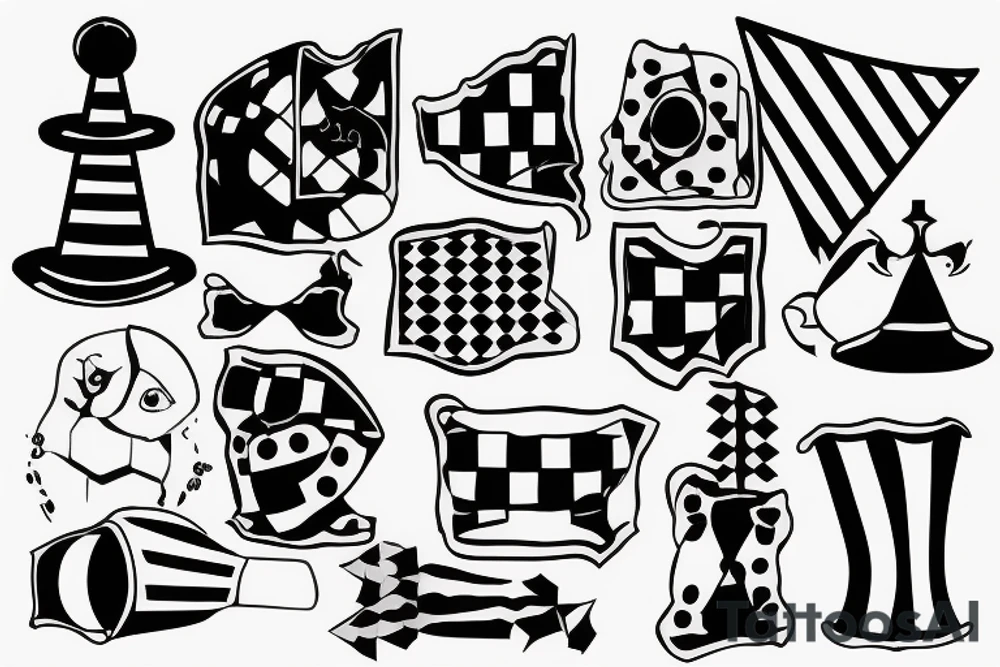 checkers tattoo idea