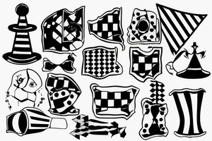 checkers tattoo idea