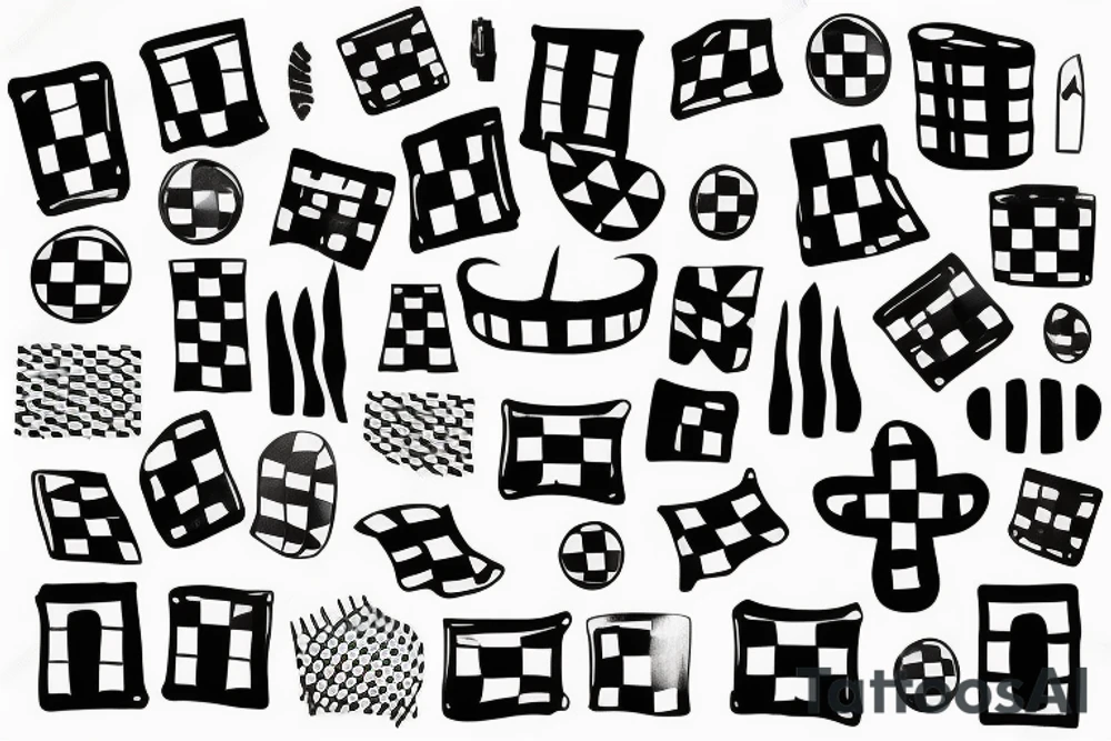 checkers tattoo idea