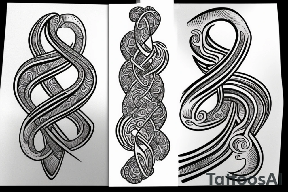 Infinity symbol tattoo idea