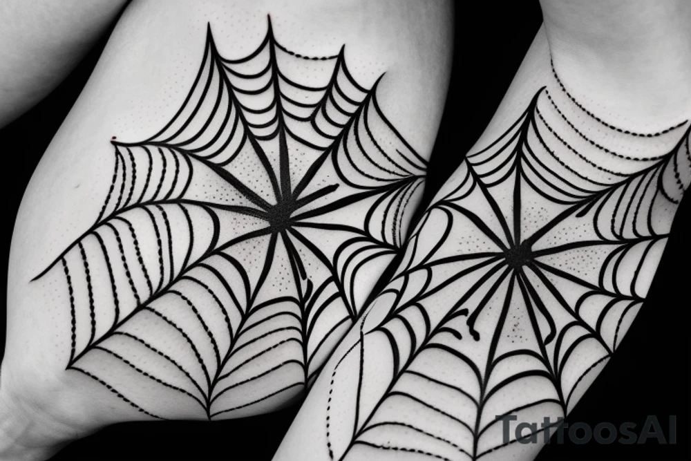 Spider land tattoo idea