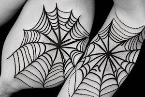 Spider land tattoo idea