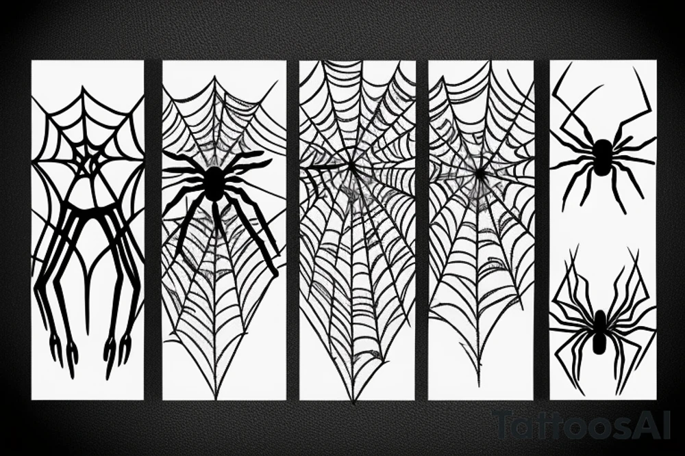 Spider land tattoo idea