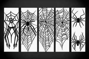 Spider land tattoo idea