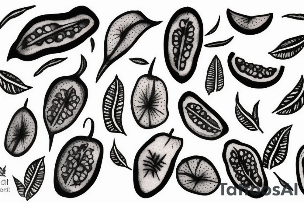 Fresh kiwi tattoo idea