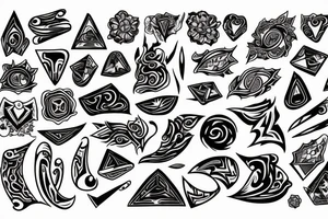 anvil psychedelic tattoo idea