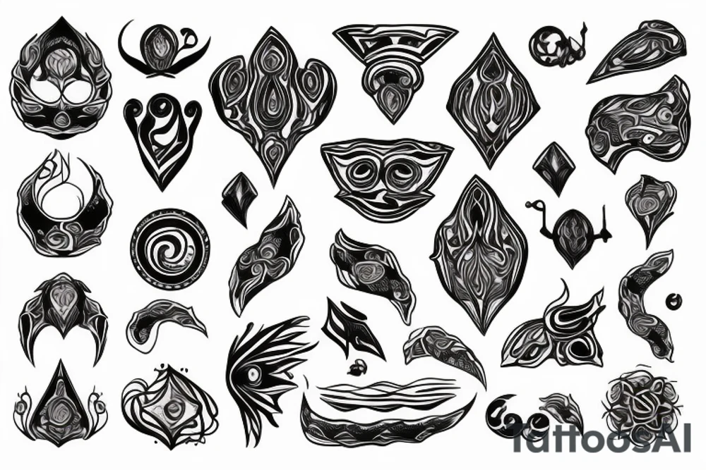 anvil psychedelic tattoo idea