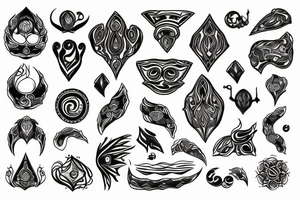 anvil psychedelic tattoo idea