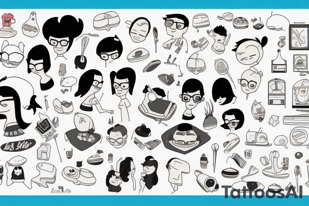 Bobs burgers tattoo idea