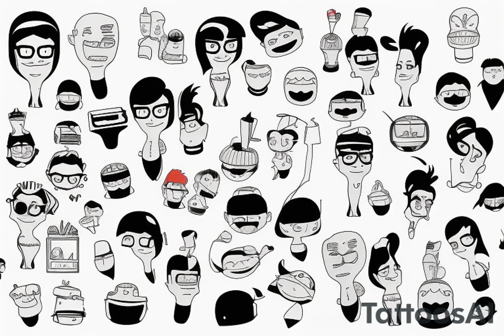 Bobs burgers tattoo idea