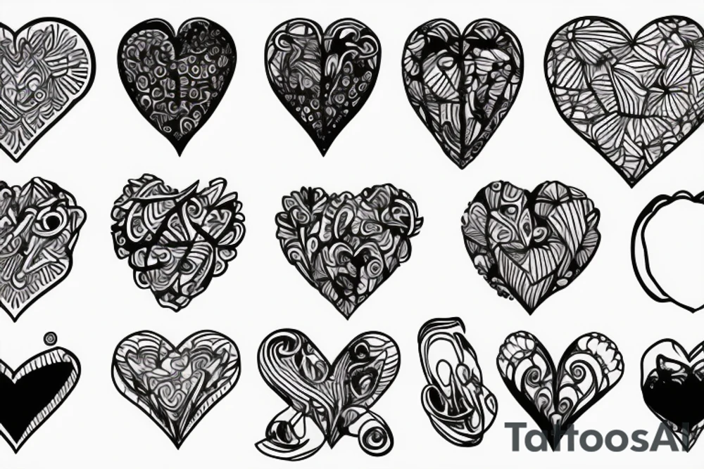 Heart tattoo idea