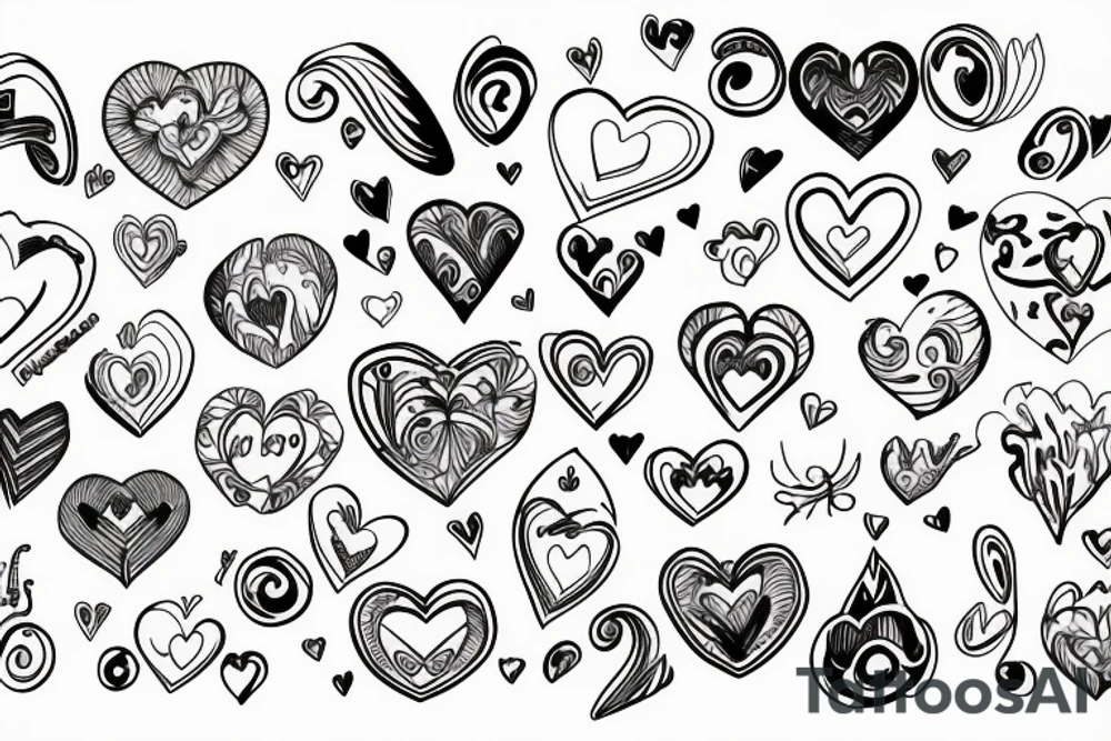 Heart tattoo idea