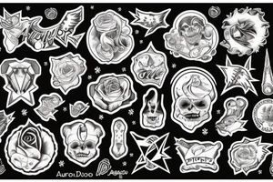 aurora tattoo idea