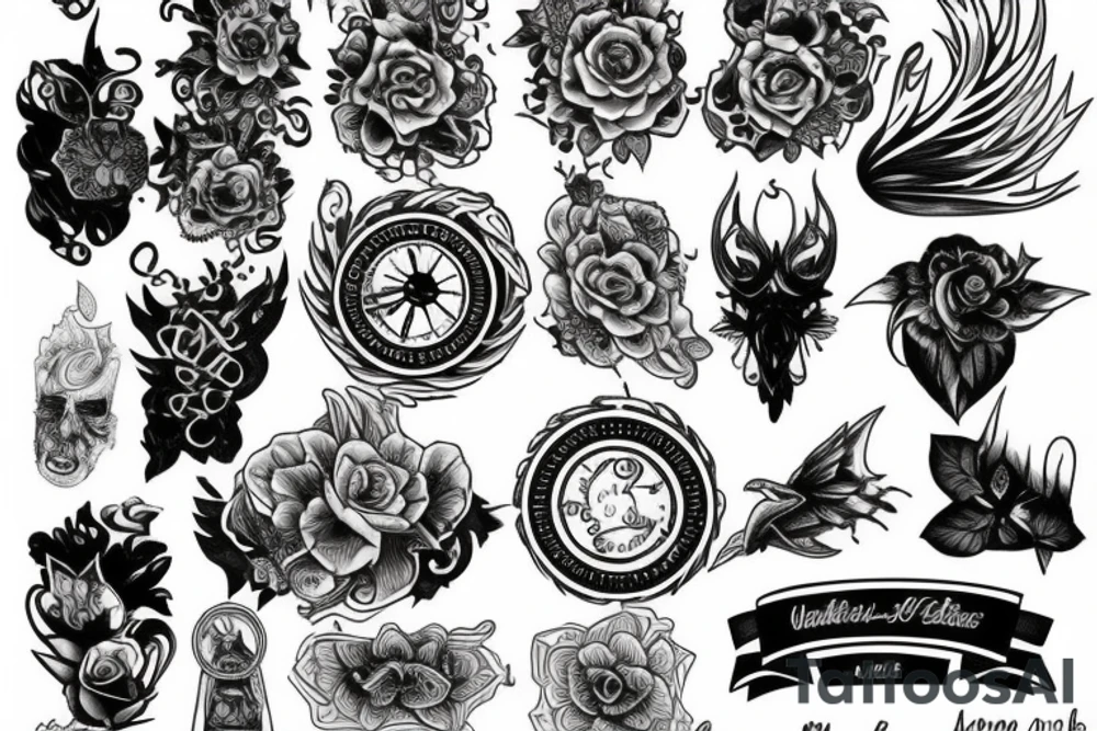 aurora tattoo idea
