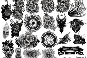 aurora tattoo idea