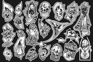 aurora tattoo idea