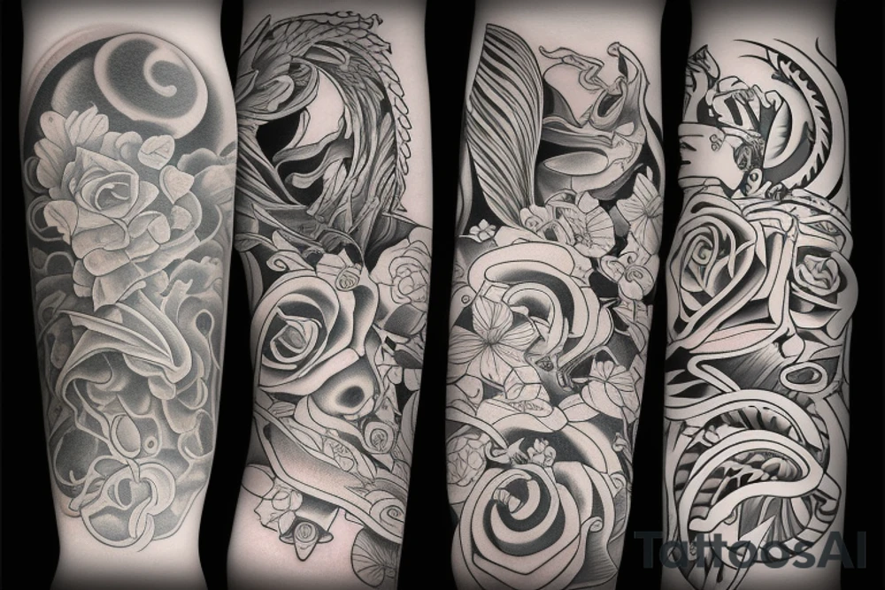 aurora tattoo idea