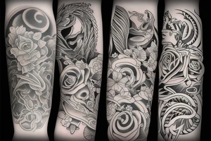 aurora tattoo idea