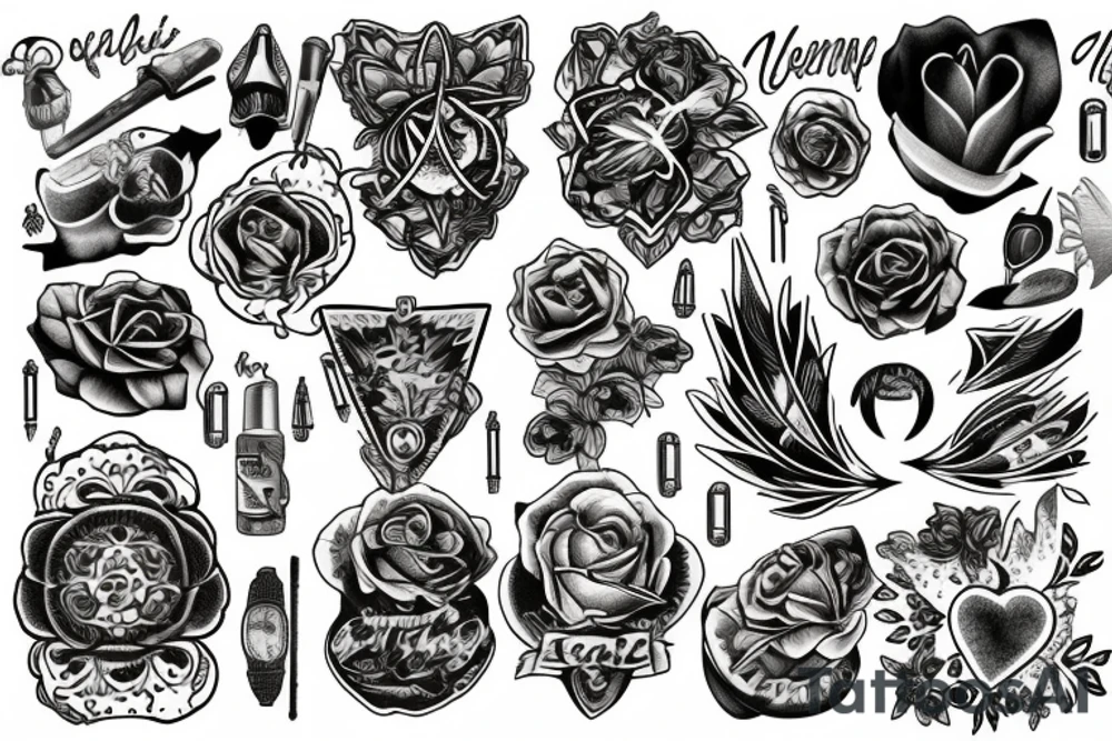 aurora tattoo idea