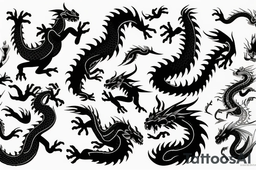 A dragon tattoo idea