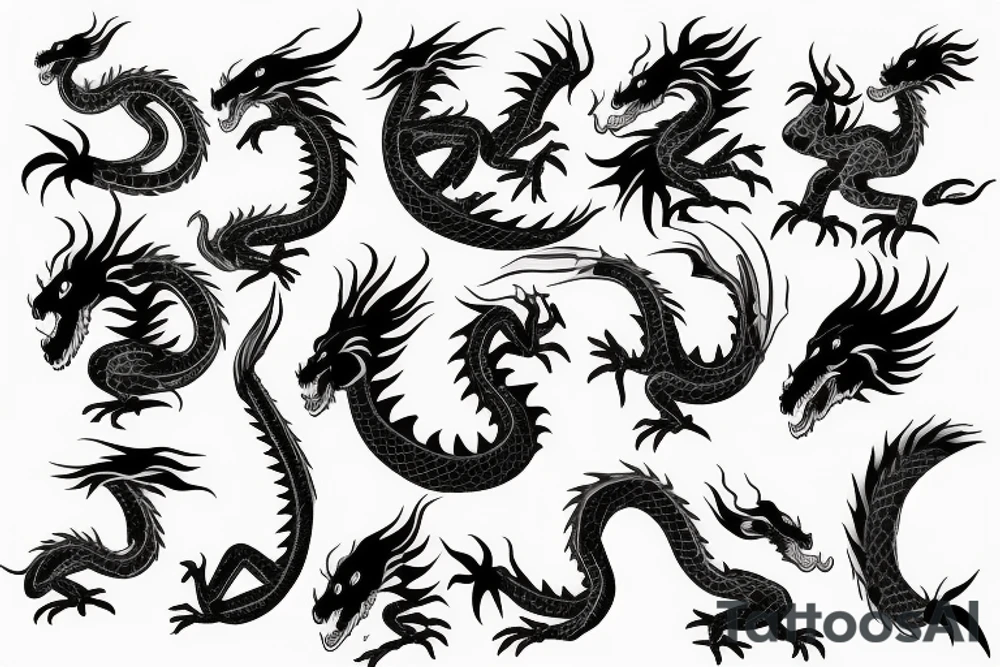 A dragon tattoo idea
