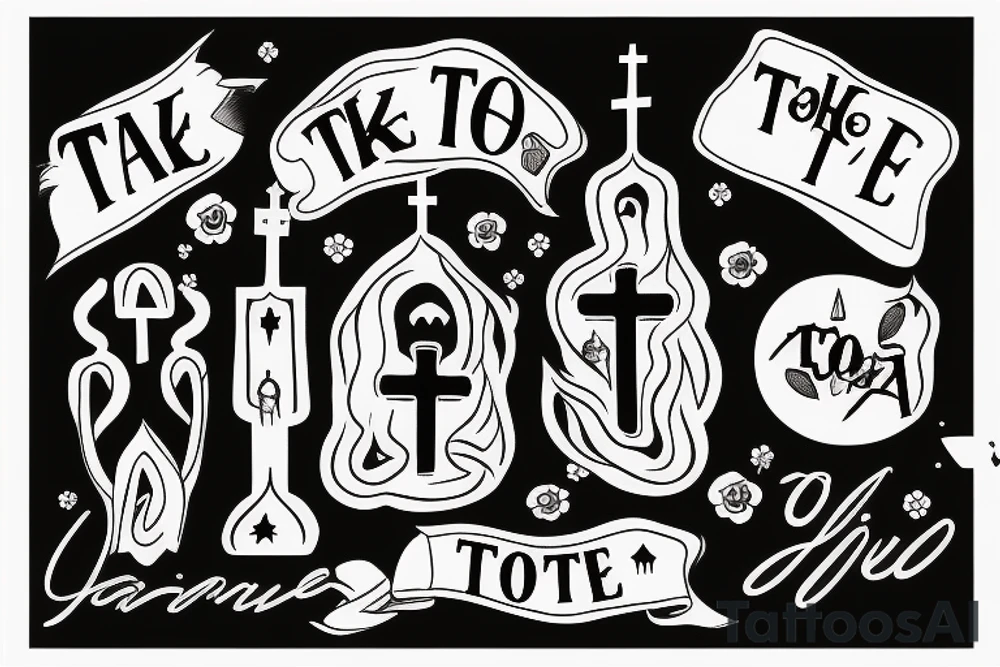 Take me too church tattoo idea