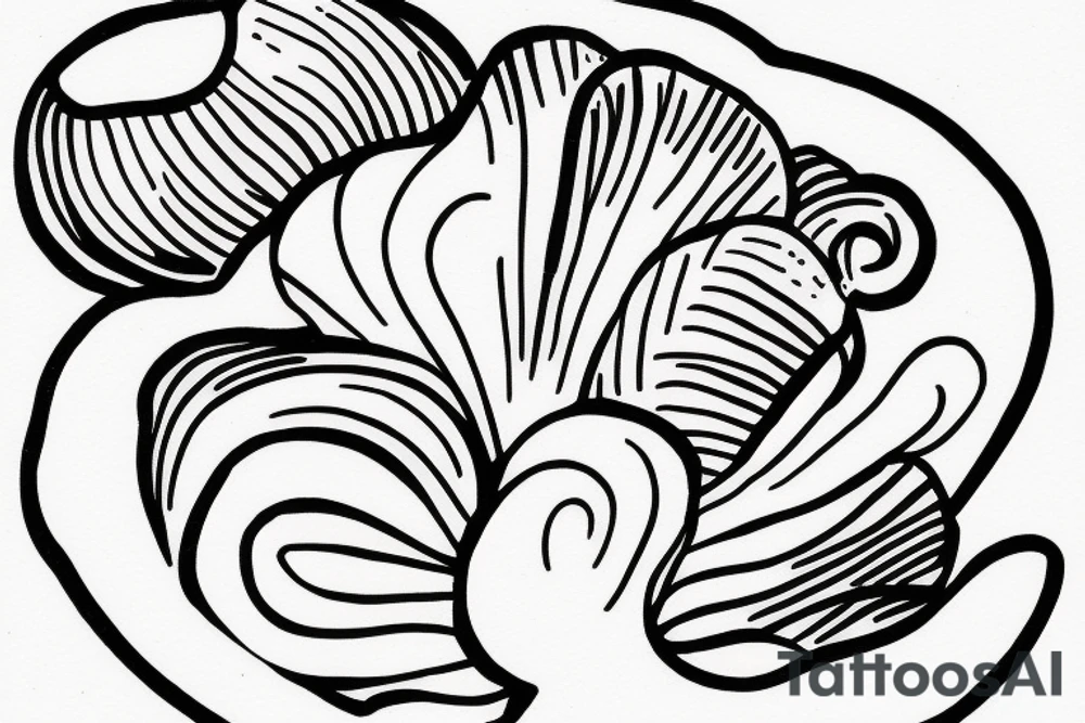 A pearl in a clam tattoo idea