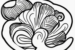A pearl in a clam tattoo idea
