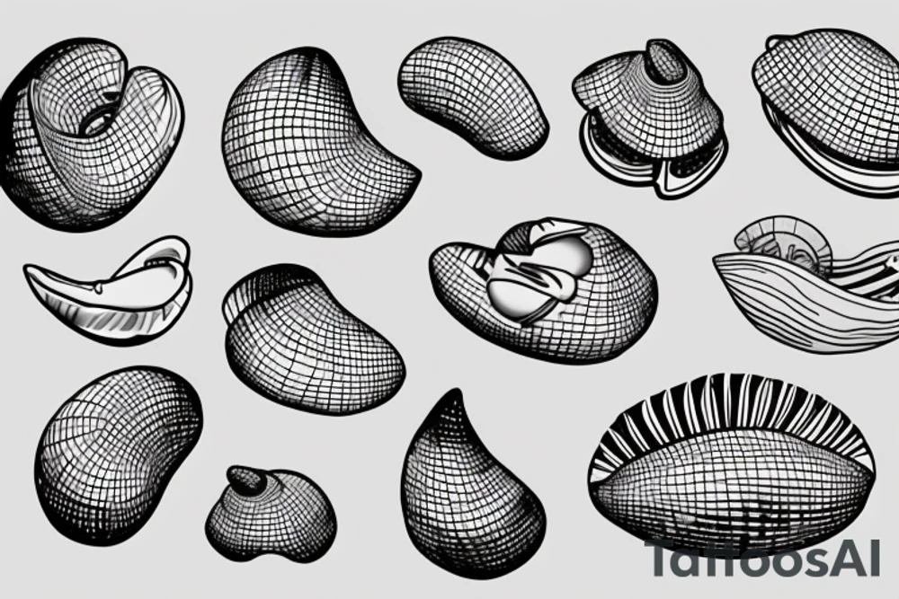 A pearl in a clam tattoo idea