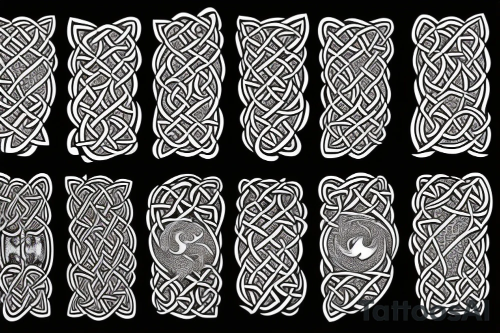 celtic dragon tattoo idea