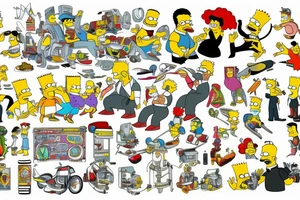 The simpsons tattoo idea