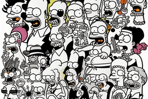 The simpsons tattoo idea