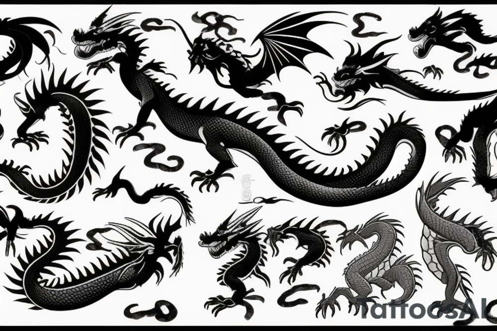 Dragon tattoo idea
