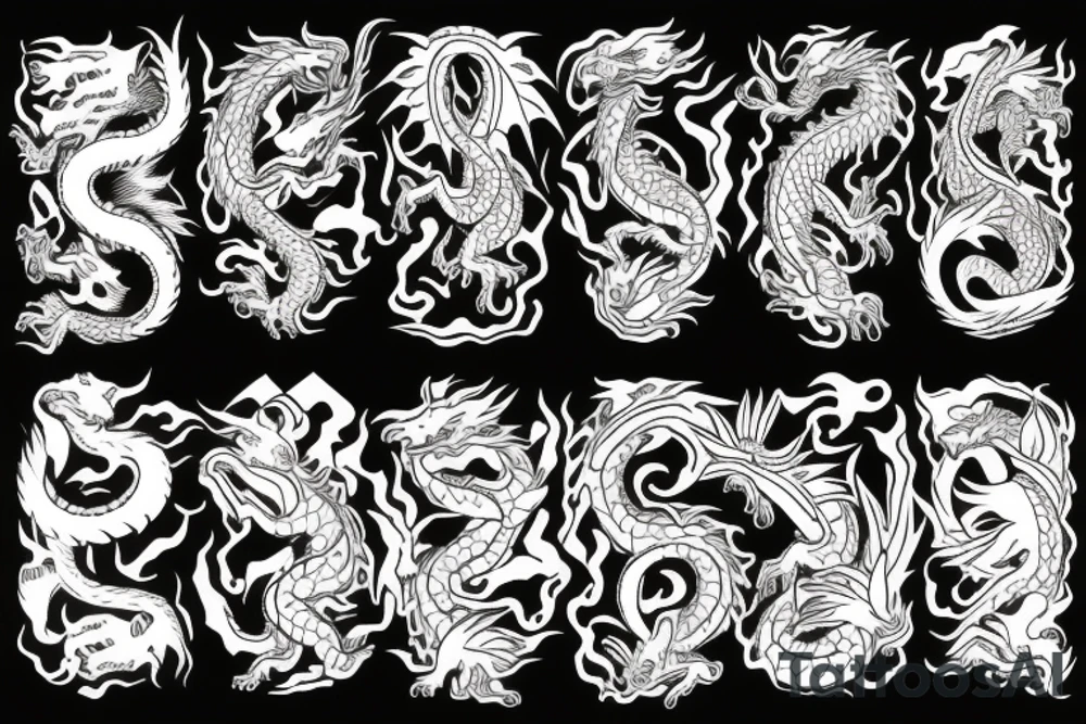 Dragon tattoo idea