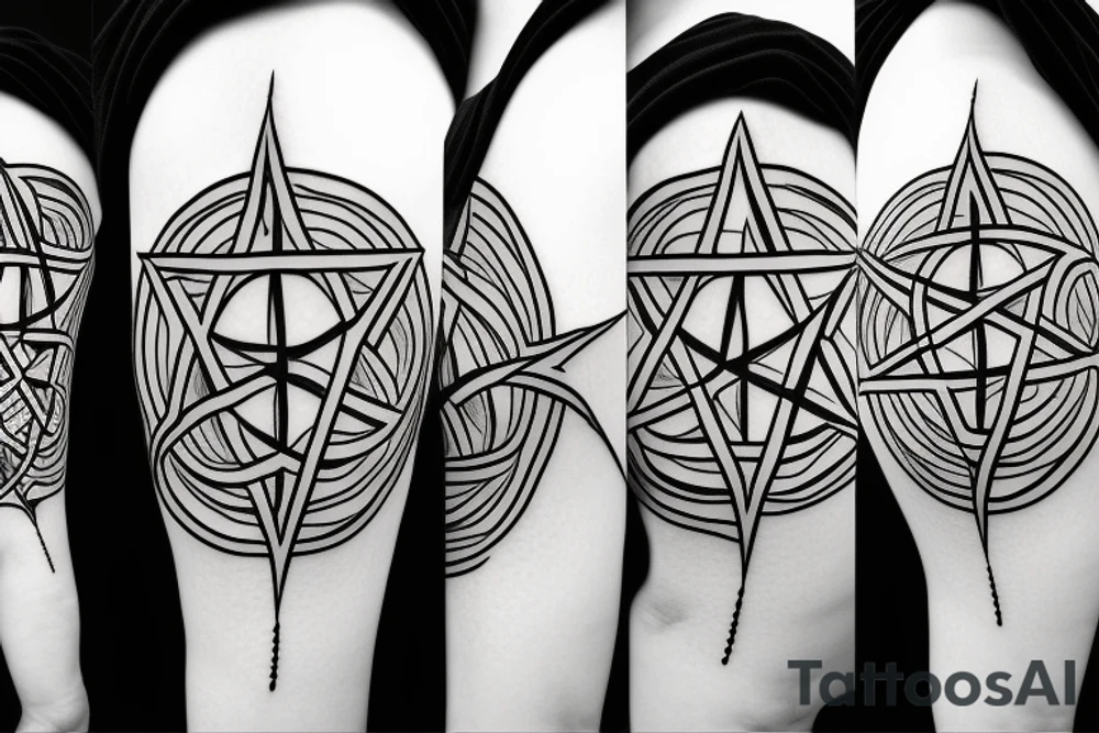 pentagram tattoo idea