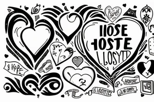 Heart broken, lost, find myself, time, lonely, hope tattoo idea