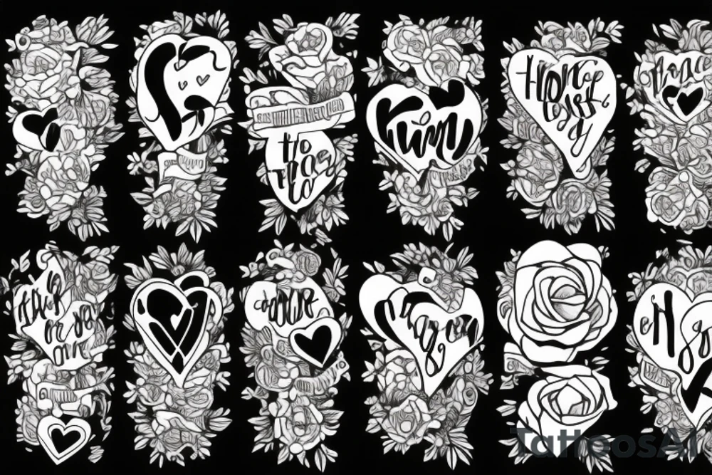 Heart broken, lost, find myself, time, lonely, hope tattoo idea