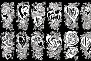 Heart broken, lost, find myself, time, lonely, hope tattoo idea